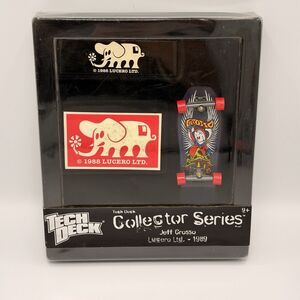 Tech Deck Jeff Grosso Lucero Elephant Collector Series Fingerboard 1989 w/ Box